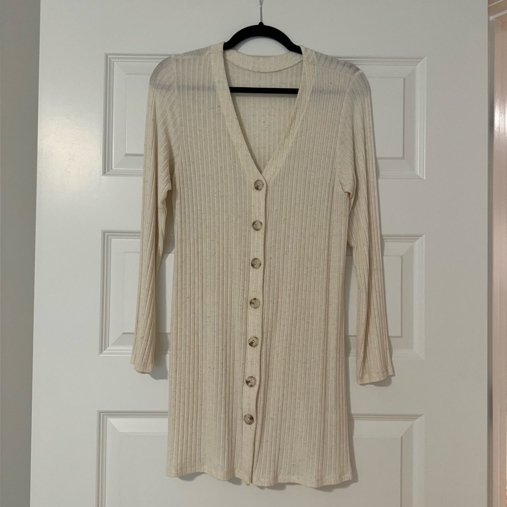 Ref Cream Cardigan